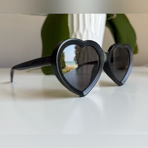 Pit Viper Black Heart-Shaped Sunglasses